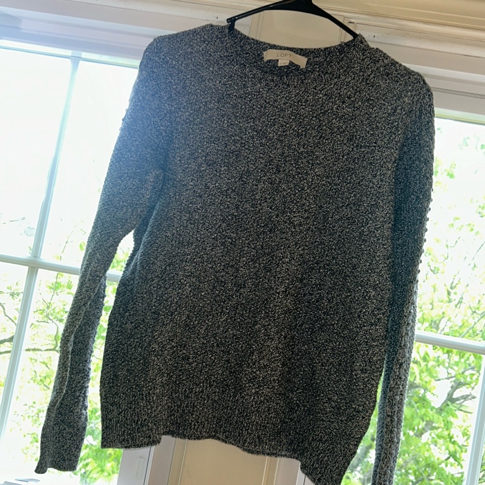 Loft marbled sweater medium